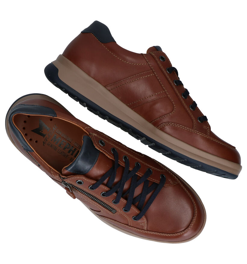 Mephisto Chaussures à lacets en Cognac en cuir (307307)