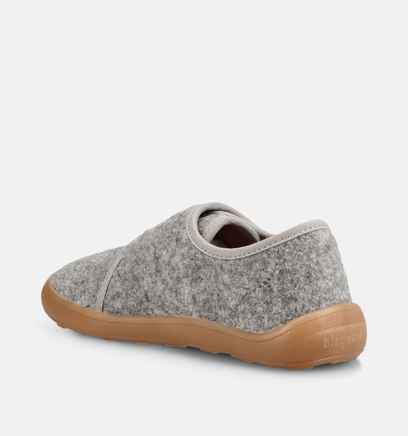 Bisgaard Pantoufles en Gris pour filles, gar&ccedil;ons (381032) - pour semelles orthop&eacute;diques
