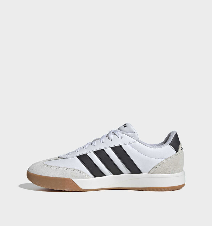 adidas VL Court FC Witte/Zwarte Sneakers voor heren (366732) - geschikt voor steunzolen