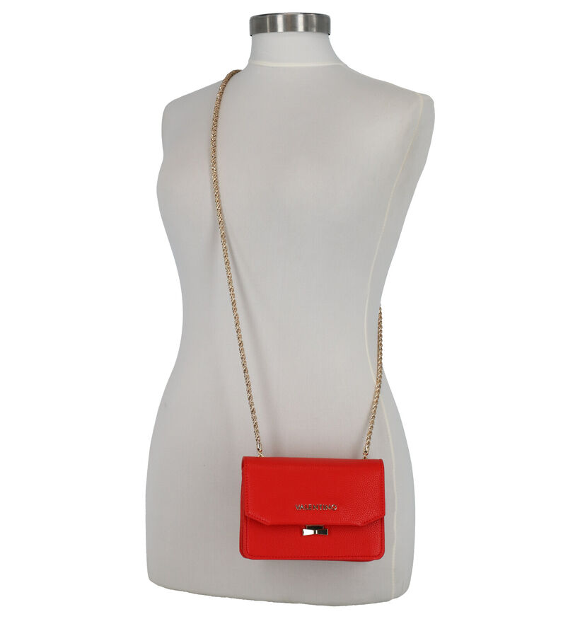 Valentino Handbags Sfinge Sac porté croisé en Rouge en simili cuir (275790)
