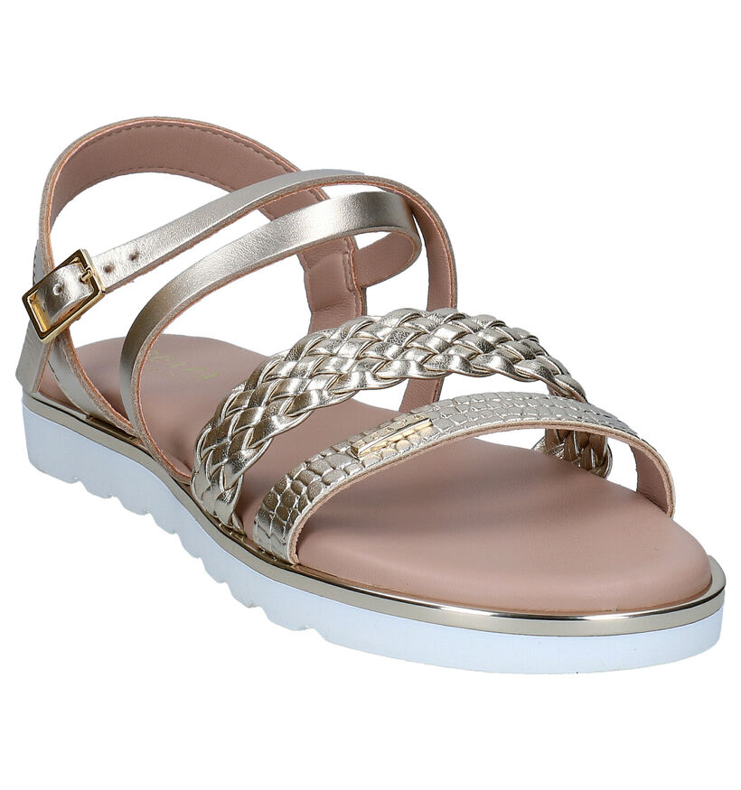 Scapa Gouden Sandalen in kunstleer (288943)