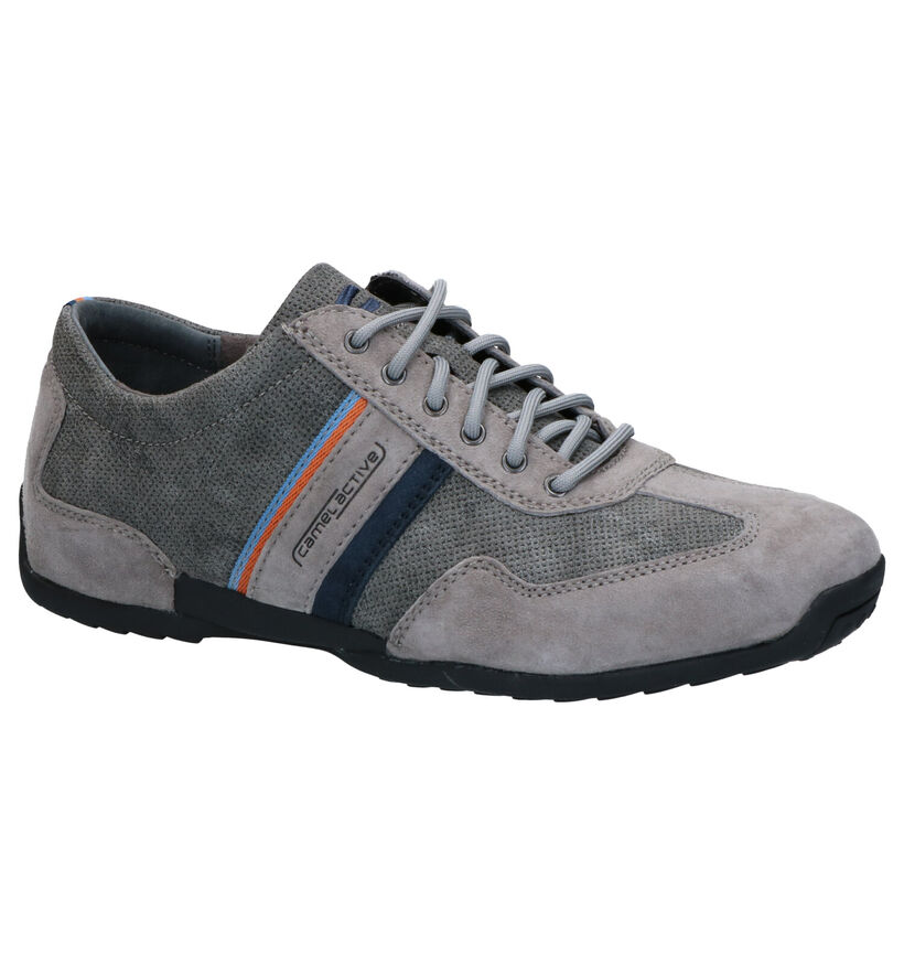 Camel Active Chaussures basses en Gris foncé en nubuck (271301)