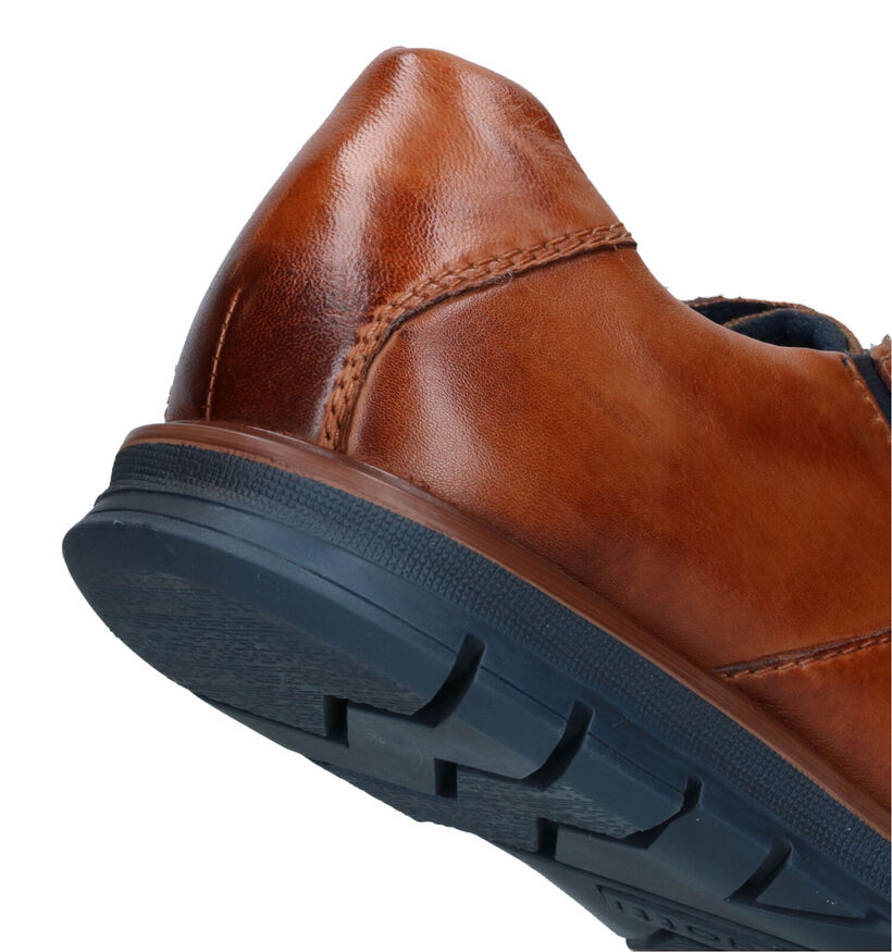 Bugatti Simone Chaussures à lacets en Cognac pour hommes (327867) - pour semelles orthopédiques