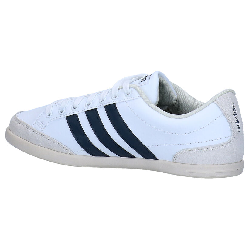 adidas Caflaire Witte Sneakers in kunstleer (276462)