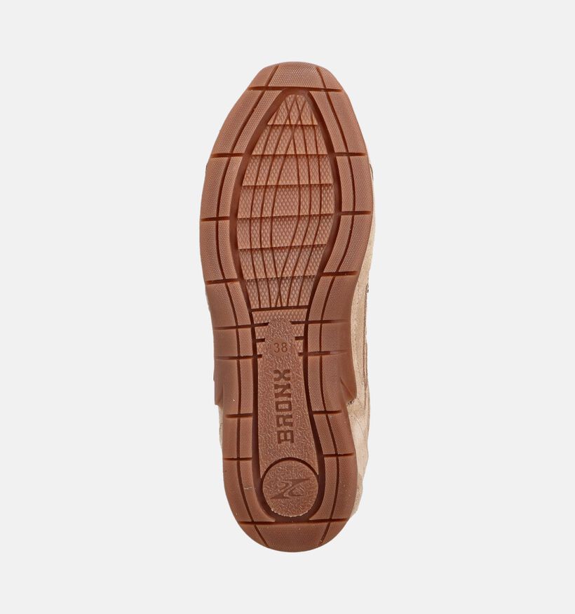 Bronx Beige Veterschoenen voor dames (364178)