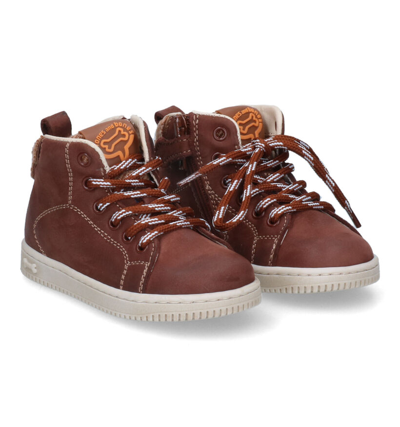STONES and BONES Novo Chaussures pour bébé en Cognac en nubuck (313823)