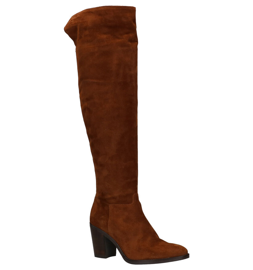 Red Rag Cognac Overknee Laarzen in daim (281816)