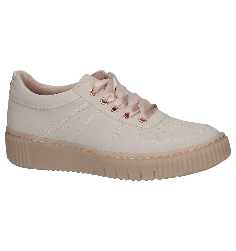 Tamaris Chaussures à lacets en Rose en simili cuir (237696)