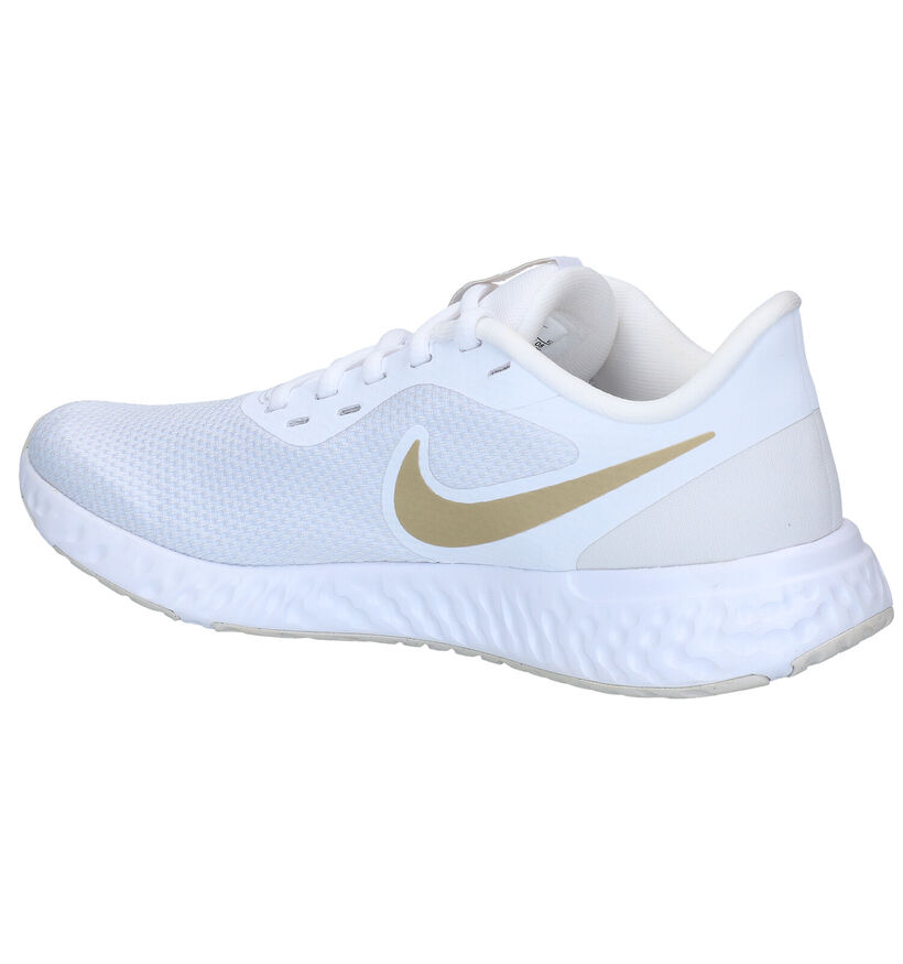 Nike Revolution 5 Zwarte Sneakers in kunstleer (290920)