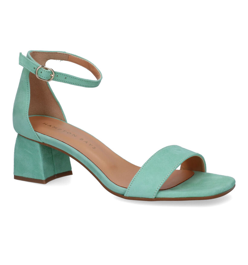 Hampton Bays Sandales à talons en Vert clair pour femmes (310361)