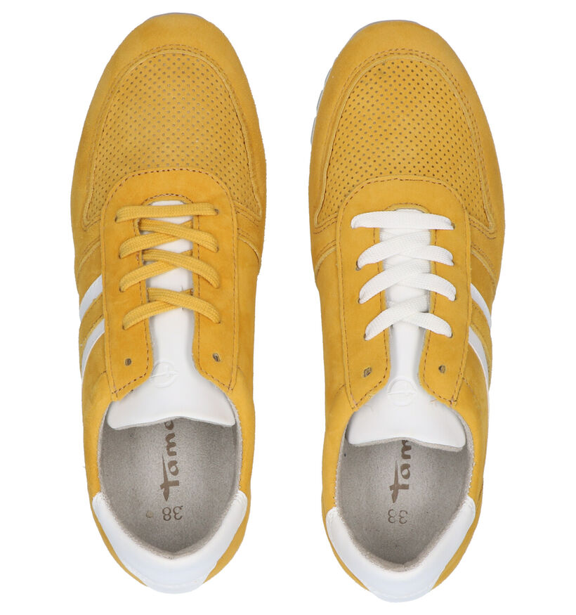 Tamaris Baskets casual en Brun clair en nubuck (270121)