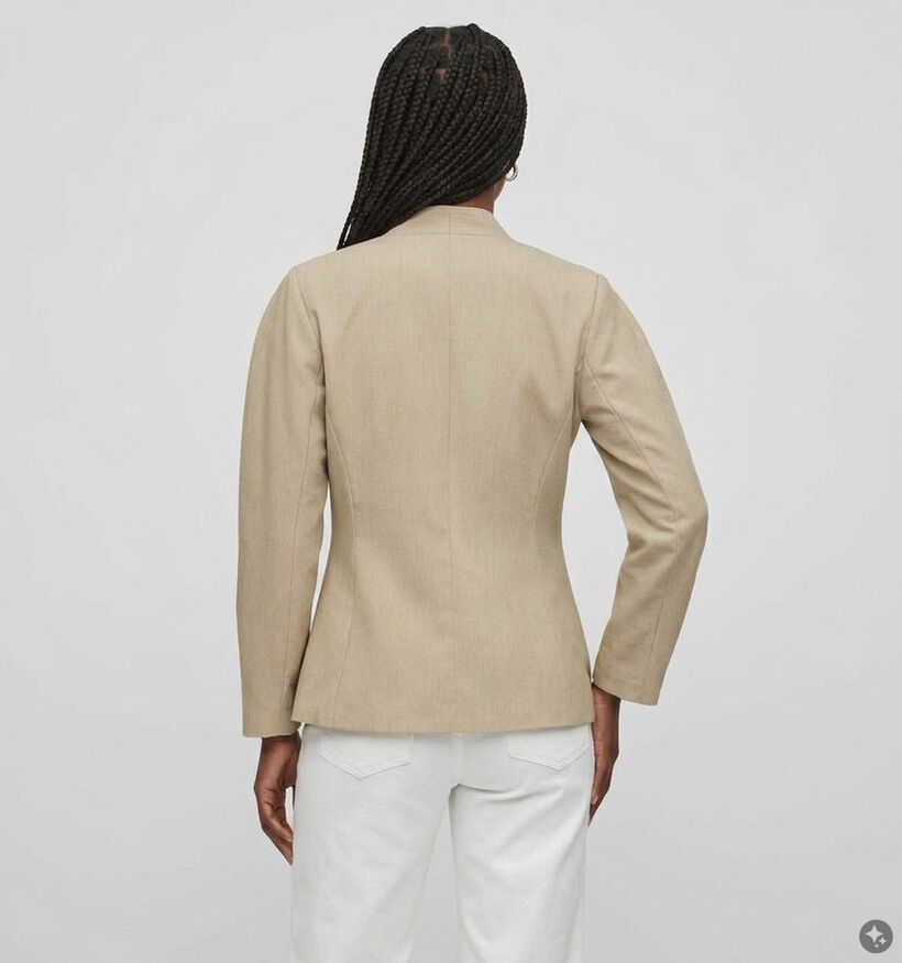 Vila Eponine Blazer en Beige pour femmes (383837)