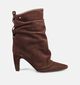 Bronx Jadey Bottes courtes en Brun foncé pour femmes (371555)