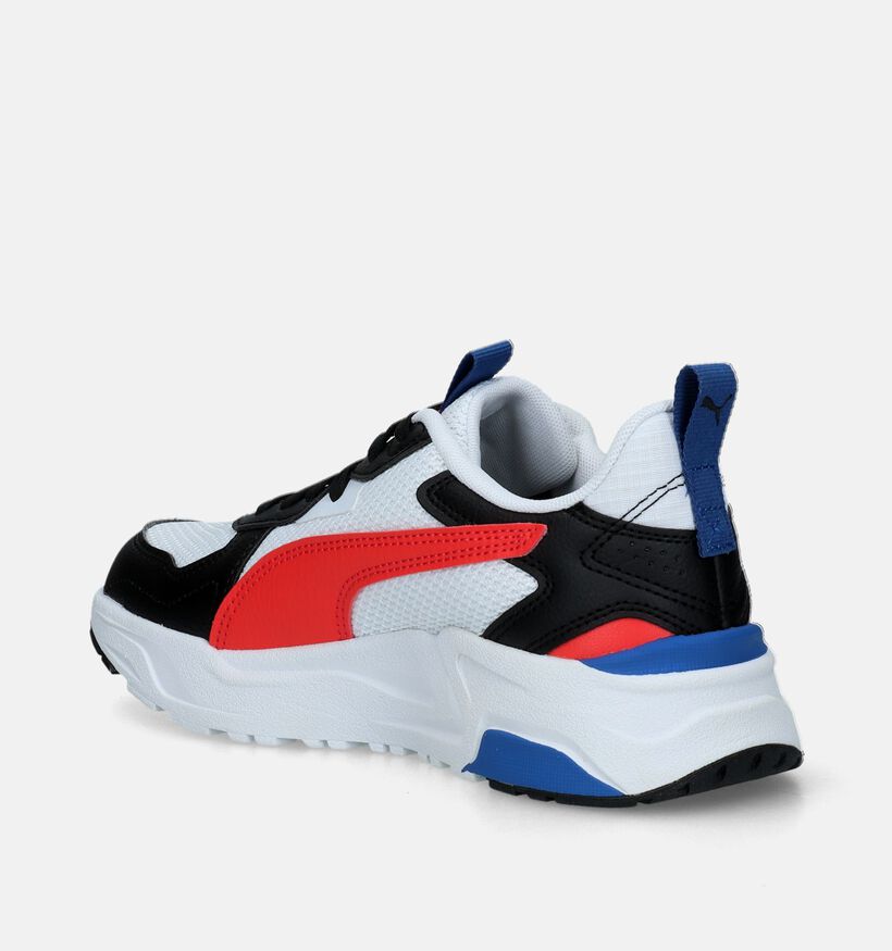 Puma Trinity Lite Witte Sneakers voor jongens, meisjes (334461) - geschikt voor steunzolen
