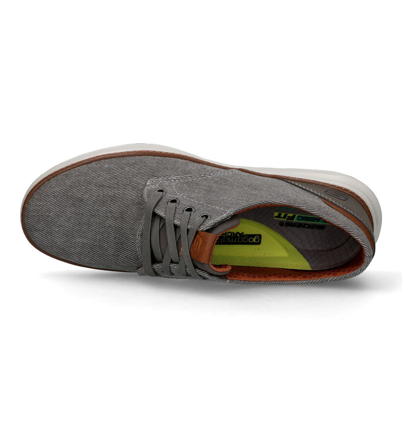 Skechers Moreno Ederson Blauwe Veterschoenen voor heren (322942)