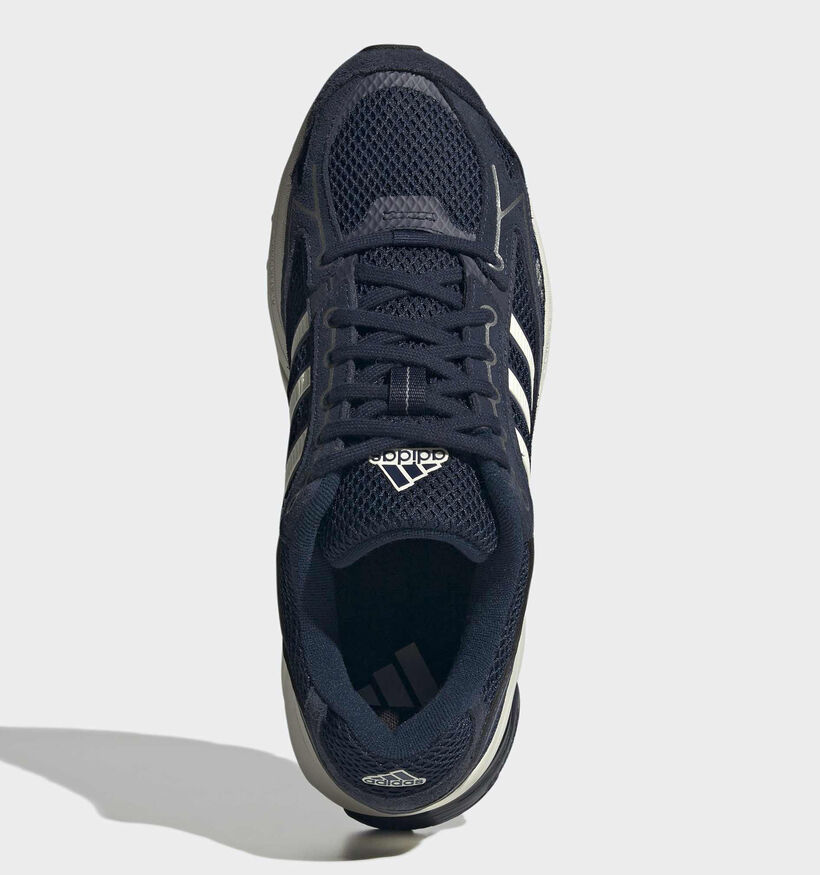 adidas Spiritain 2000 Baskets basses en Bleu fonc&eacute; pour hommes (375299) - pour semelles orthop&eacute;diques