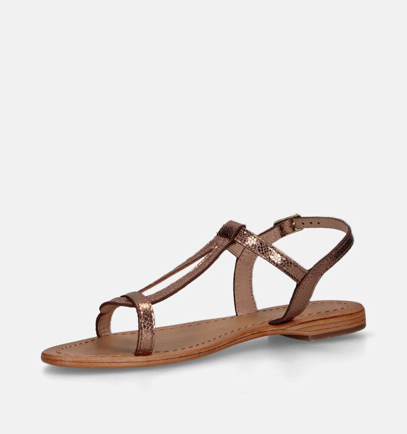 Les Tropeziennes Hamat Sandales en Bronze pour femmes (324761)