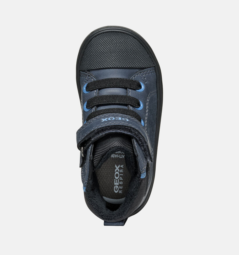 Geox Gisli Donkerblauwe Sneakers voor jongens (360349) - geschikt voor steunzolen