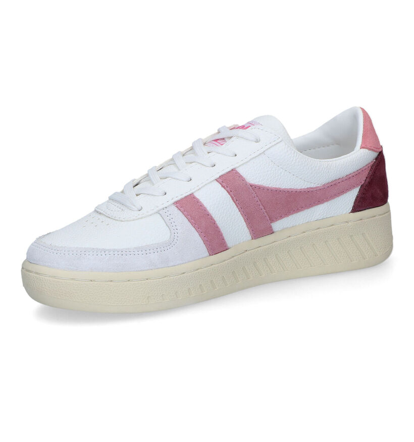 Gola Grandslam Trident Baskets en Blanc pour femmes (368318) - pour semelles orthop&eacute;diques