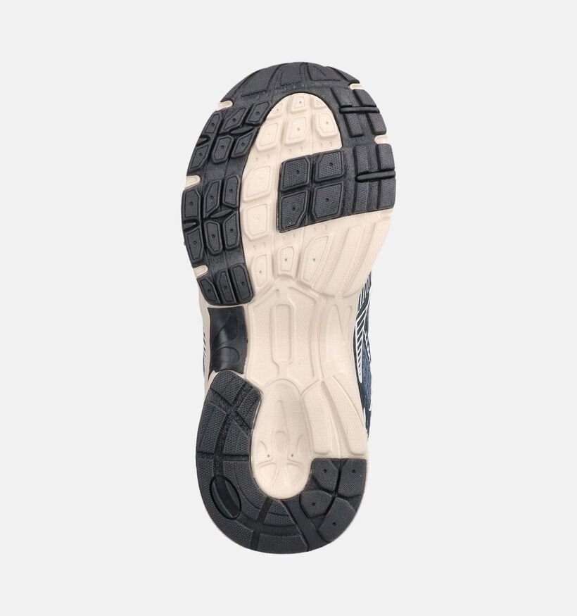 Milo & Mila Baskets en Bleu/Beige pour filles, gar&ccedil;ons (379235) - pour semelles orthop&eacute;diques