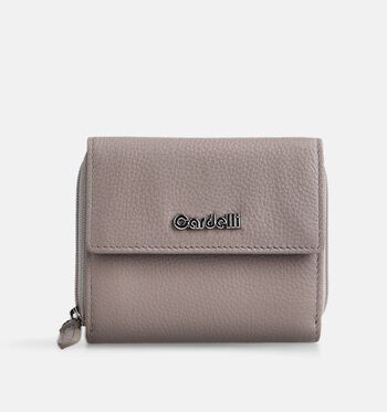 Euro-Leather Portemonnees Zwart/Bruin/Taupe/Blauw/Rood