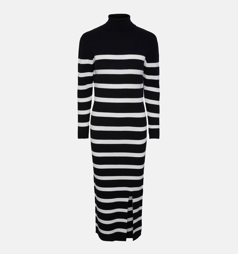 Pieces Anika Robe avec col roulé en Noir pour femmes (338453)