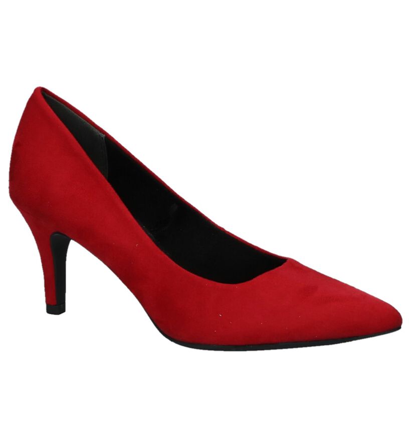 Marco Tozzi Escarpins classiques en Rouge foncé en textile (226301)