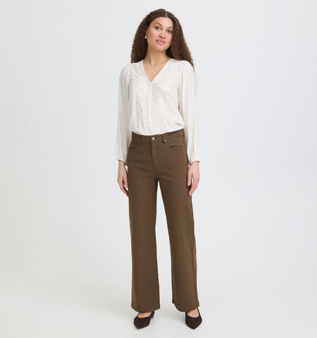 Fransa Jeans Bruin