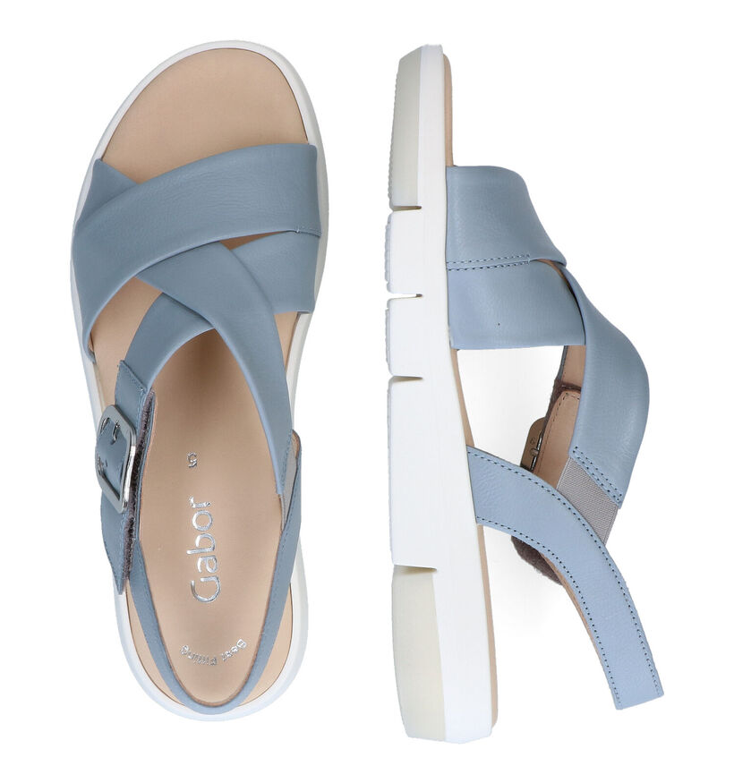 Gabor Best Fitting Sandales en Bleu pour femmes (306221)