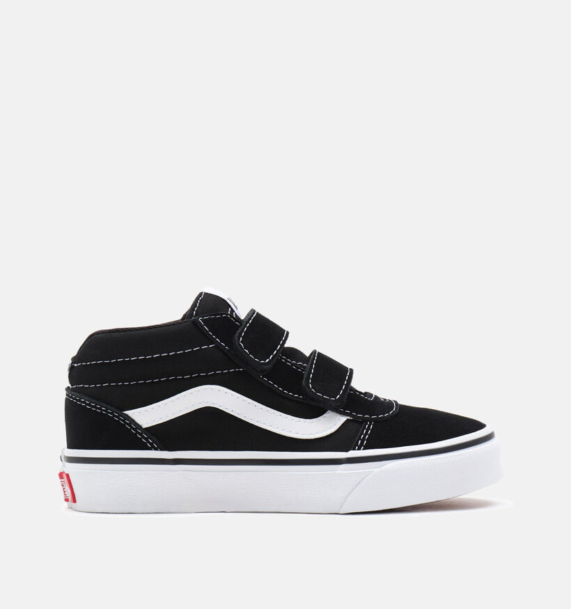 Vans Ward Mid Baskets de skate en Noir pour filles, garçons (347739)