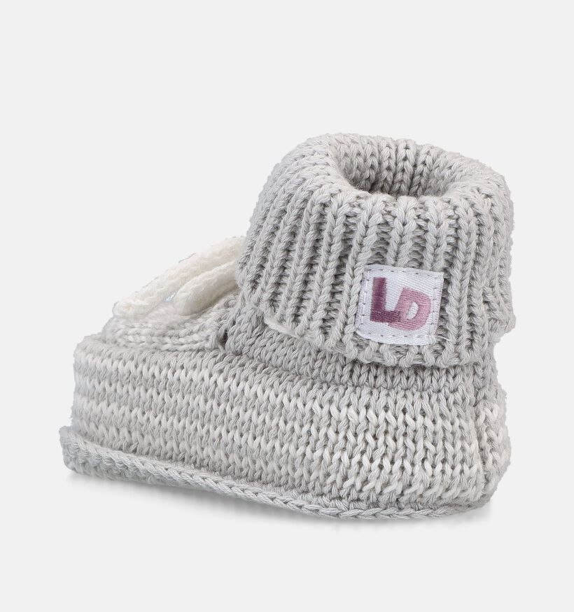 Little David Chaussons pour b&eacute;b&eacute; en Gris pour filles, gar&ccedil;ons (374187)