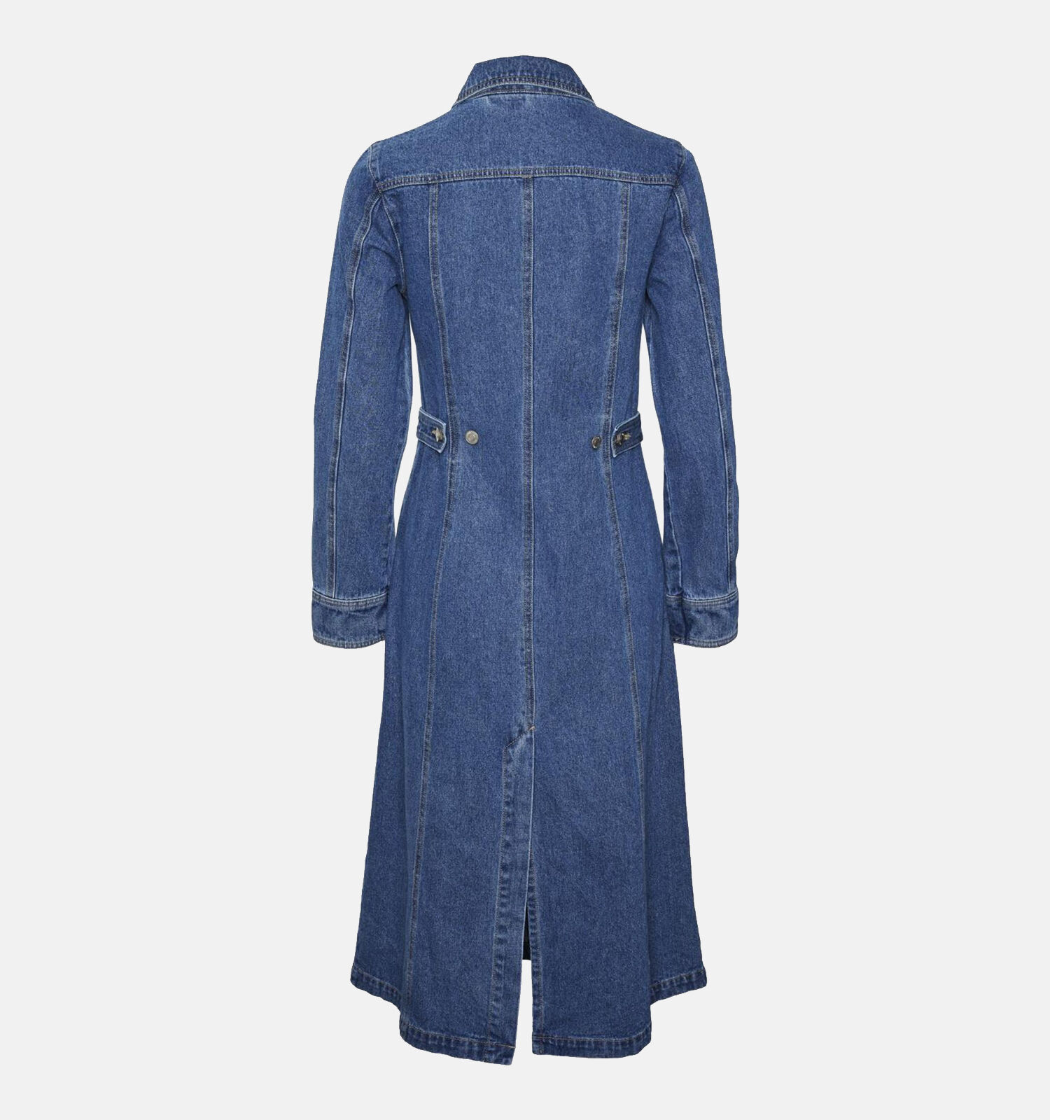 Vero Moda Finley Blauwe Jeansjurk Dames Kleedjes Online op TORFS.BE