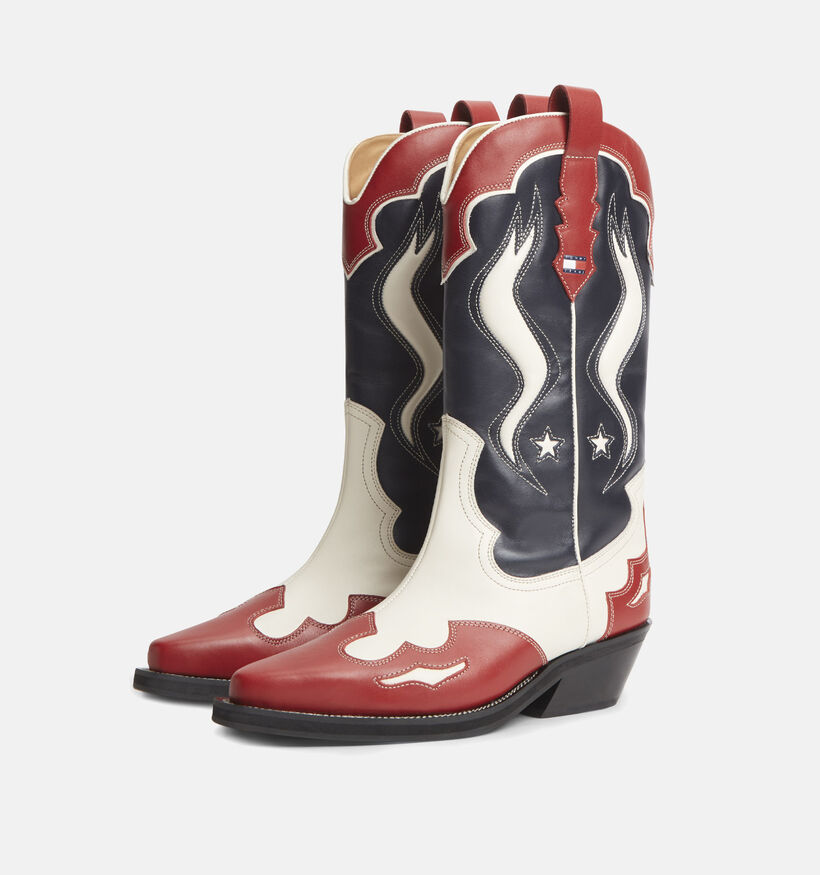 Tommy Hilfiger Archive Cowboy Boots Rood/Multi Laarzen voor dames (374893)