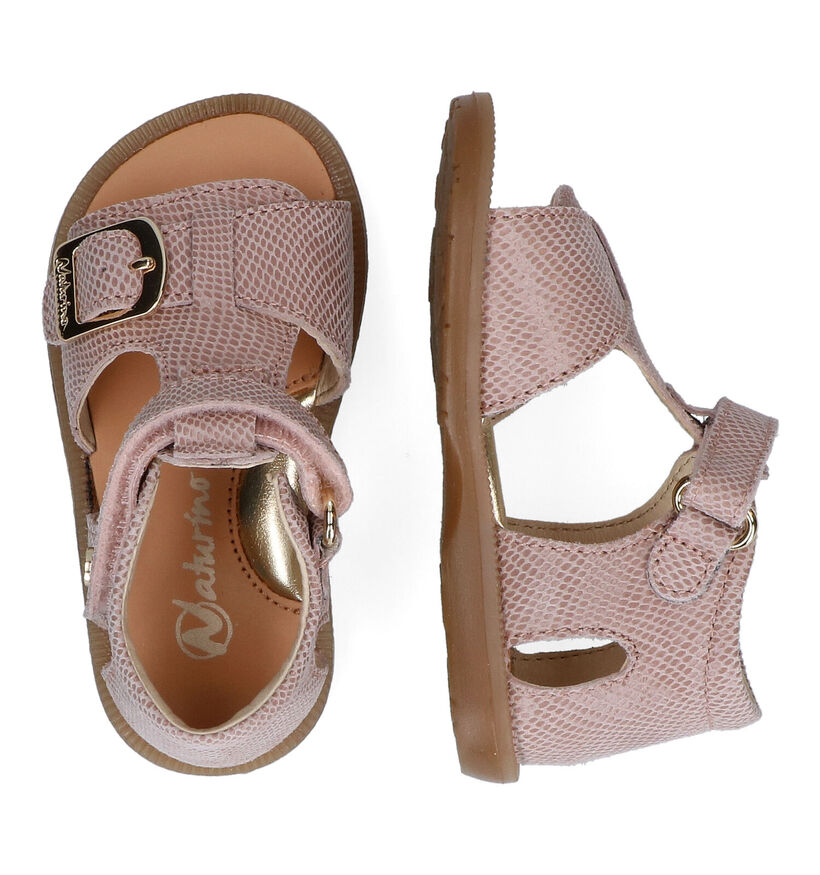 Naturino Quarzo Sandales en Rose en cuir (307214)