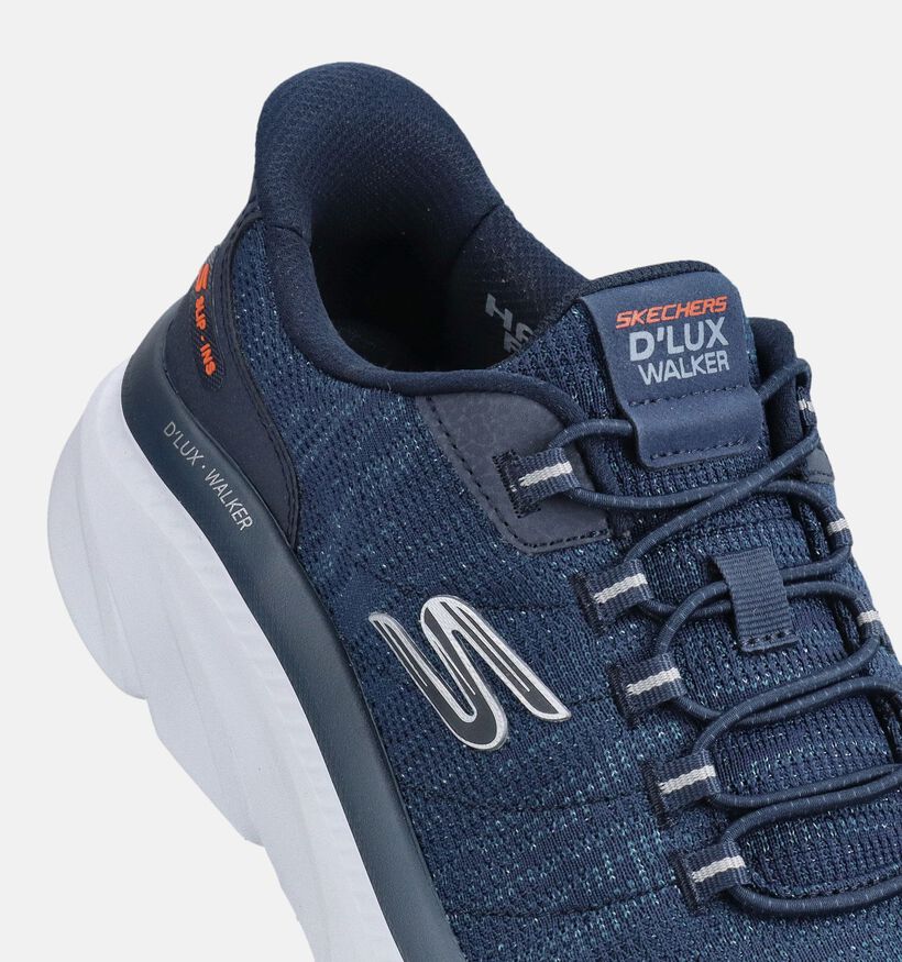 Skechers D'Lux Walker 3.0 Donkerblauwe Slip-in Sneakers voor heren (371085) - geschikt voor steunzolen