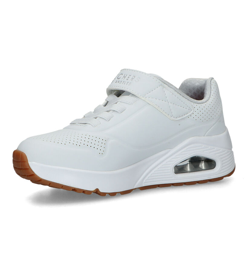 Skechers Uno Air Blitz Witte Sneakers voor meisjes (319547)