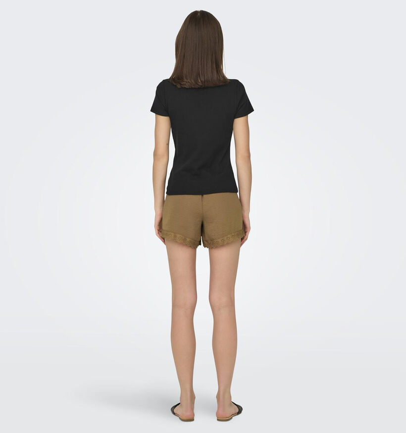 JDY Solar Zwart T-shirt voor dames (351363)