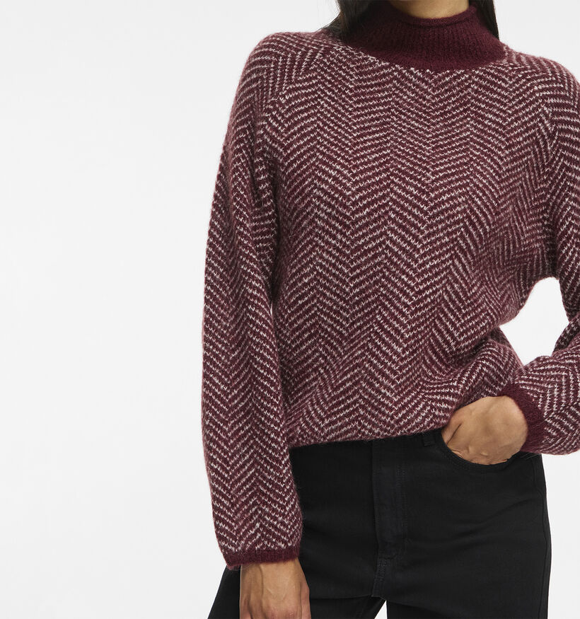 Vila Lory Bordeaux Trui voor dames (378464)