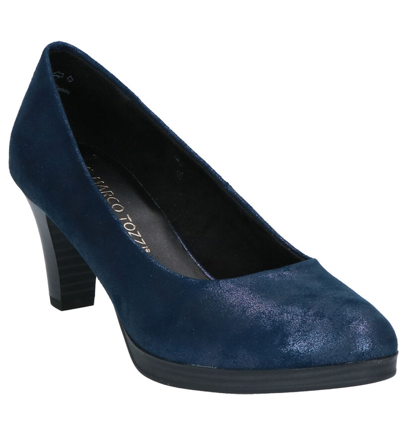 Marco Tozzi Zwarte Pumps in stof (253767)