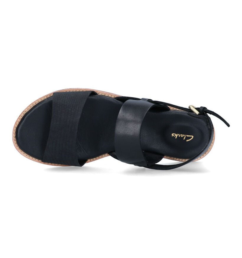 Clarks Karsea Strap Sandales en Noir pour femmes (321771)