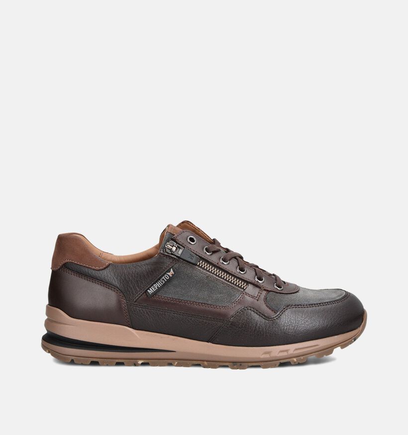 Mephisto Bradley Bruine Rits-veterschoenen voor heren (362830) - geschikt voor steunzolen