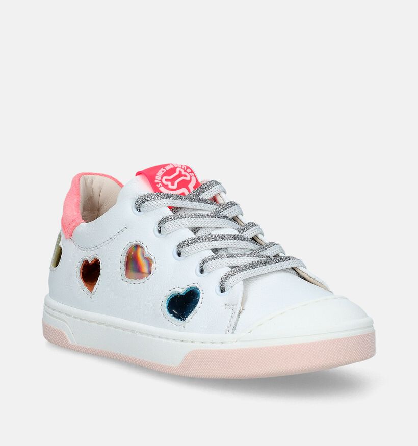 STONES and BONES Daisy Witte Sneakers voor meisjes (336591) - geschikt voor steunzolen