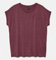 Vero Moda Lava Glitter Bordeaux T-shirt voor dames (381310)