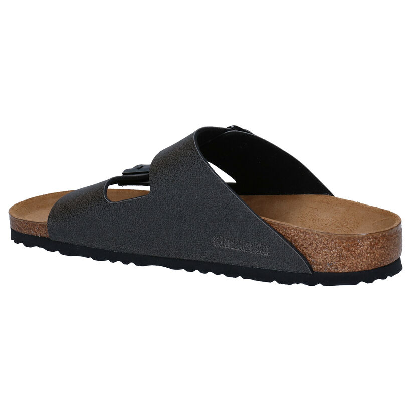 Birkenstock Arizona Zwarte Slippers voor heren (213368)
