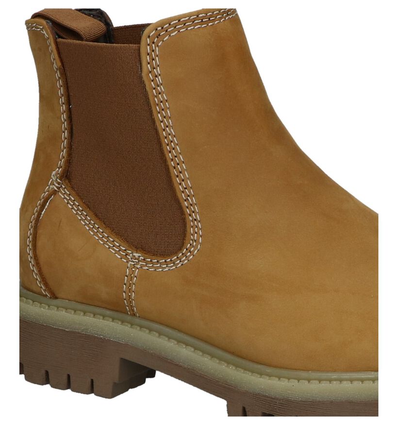 Milo & Mila Naturel Chelsea Boots in nubuck (232373)