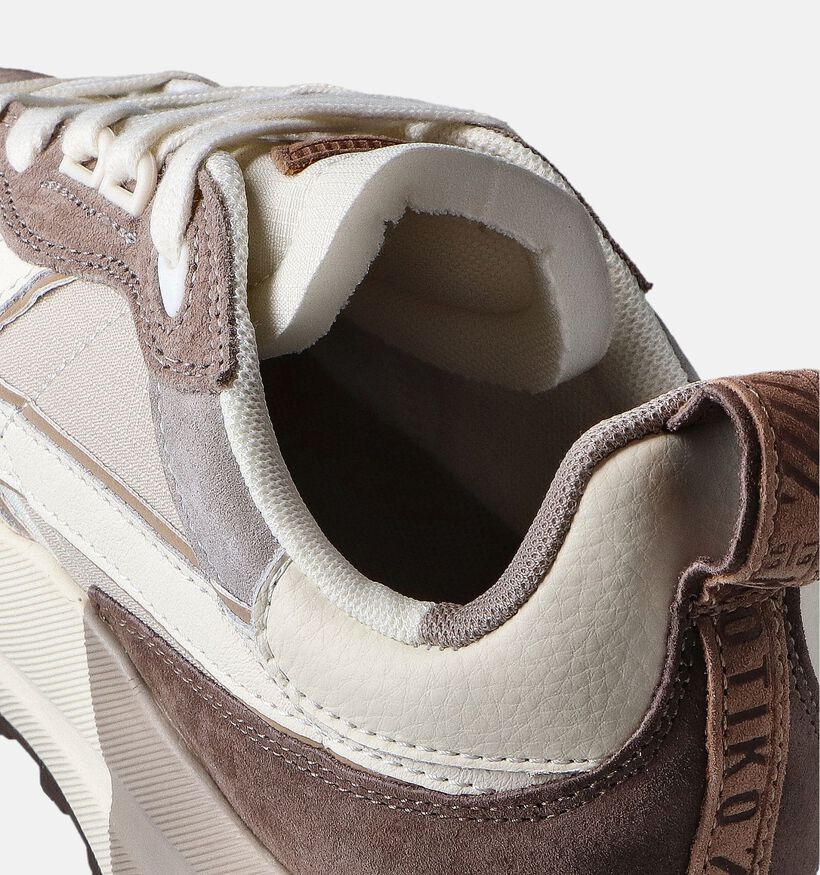 Kaotiko Taupe Sneakers voor heren (351986) - geschikt voor steunzolen