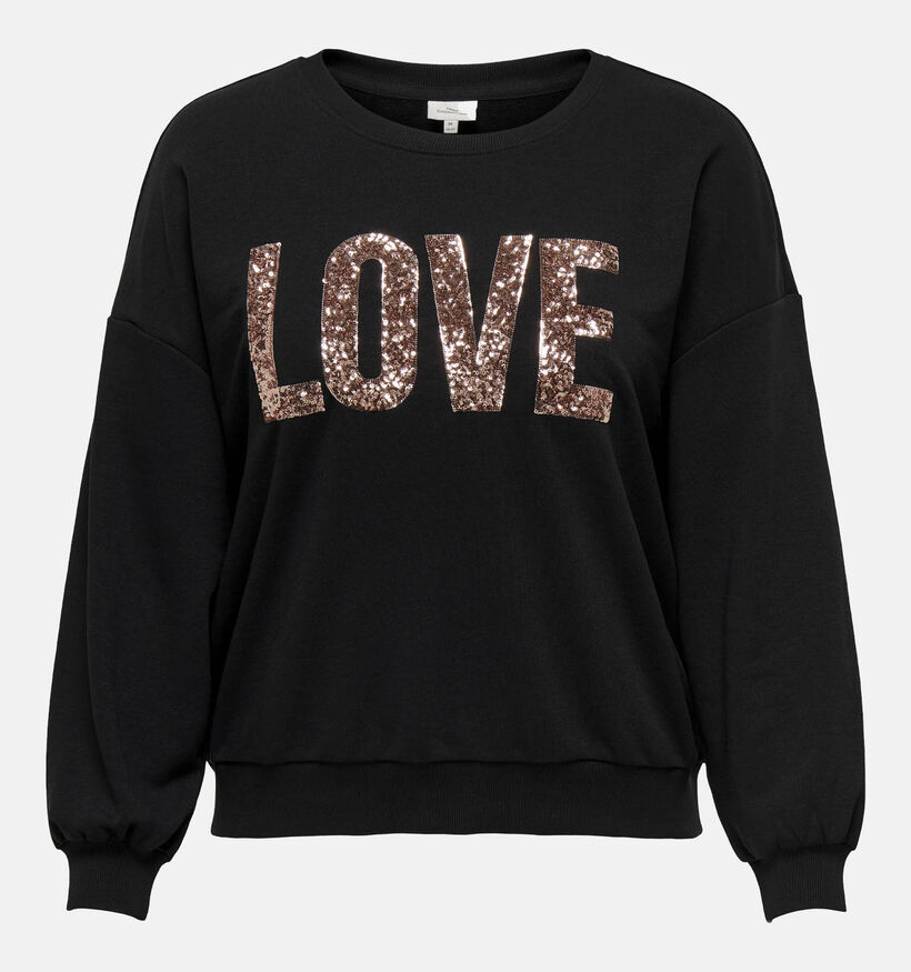 ONLY Carmakoma Katya Zwarte Sweater voor dames (344215)
