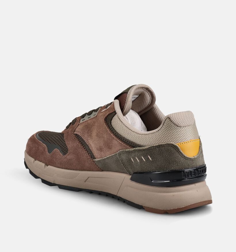 Lyle & Scott Finlay Chaussures &agrave; lacets en Marron pour hommes (378097) - pour semelles orthop&eacute;diques