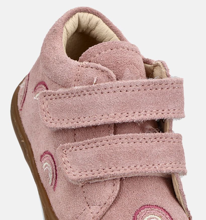 Naturino Cocoon Rainbow Baskets montantes en Rose pour filles (380206) - pour semelles orthop&eacute;diques