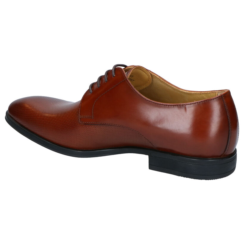 Cognac Geklede Schoenen Steptronic Foxx in leer (269330)